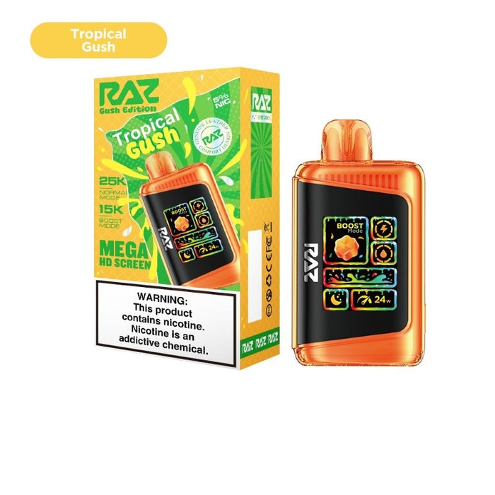 Sleek Design of Raz LTX 25000 Gush Edition Vape – Perfect for Cloud Chasers at Vapenear Online Vape Shop.