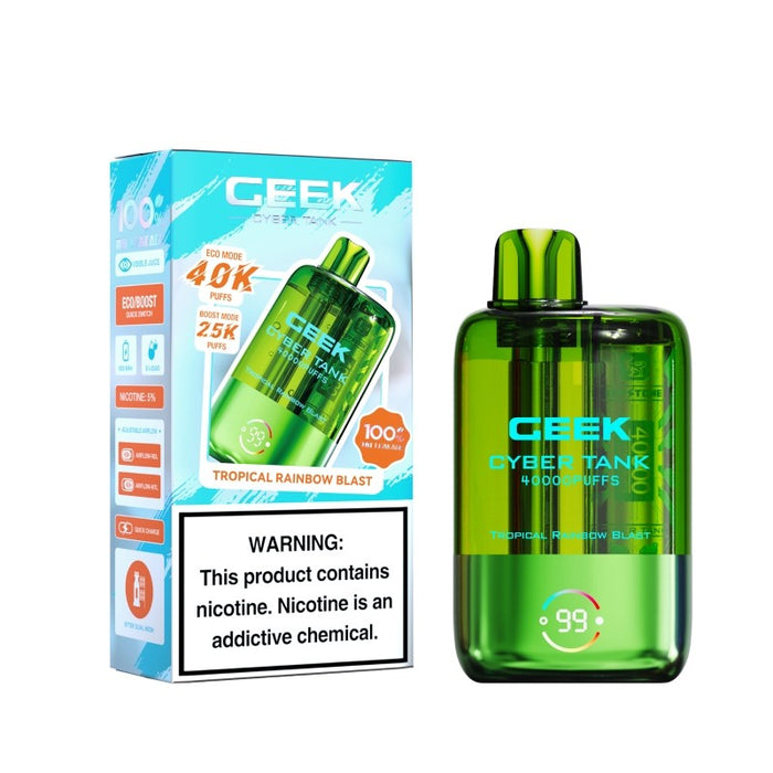 Ceek Cyber 40K disposable vape with USB Type-C charging port and premium e-liquid – Fast shipping