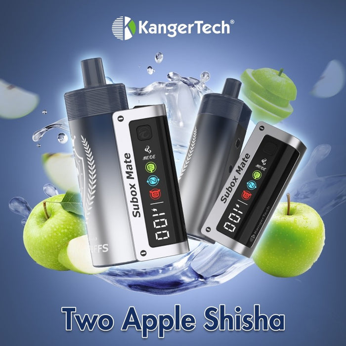 Kanger Subox Mate 50K D-Pod disposable vape with Type-C fast charging and LC&HB coil design for rich flavor.