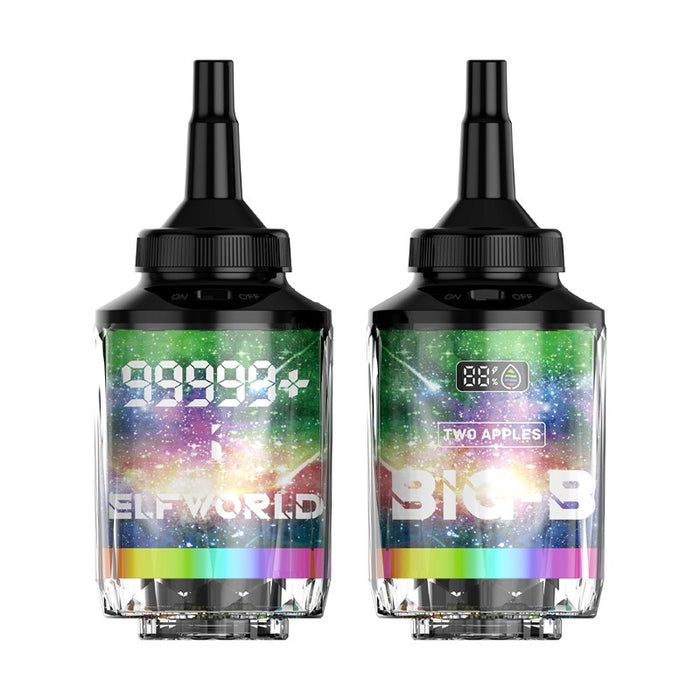 Long-lasting 99999 puff Elfworld Big-B disposable vape for desktop hookah use