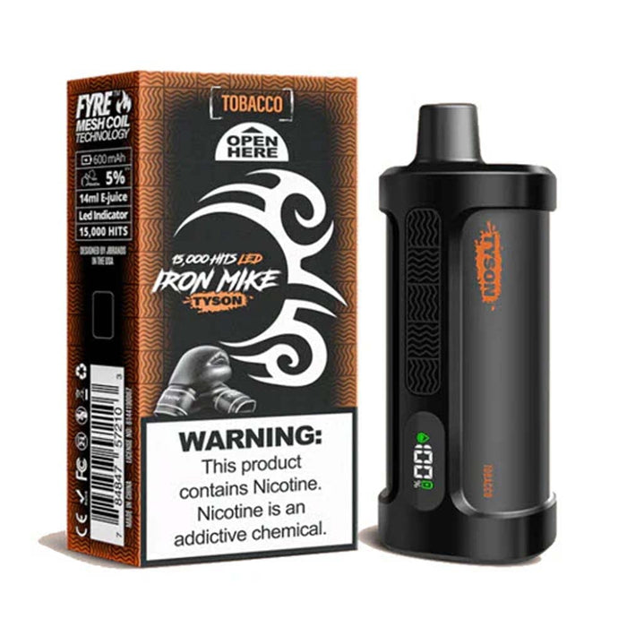 Tyson 2.0 Iron Mike Vape – 15,000 Puffs of Long-Lasting Power
