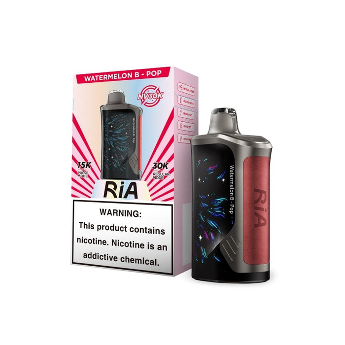 RIA NV30000 disposable vape combining portability, power, and style – your ultimate vaping companion at VapeNear.