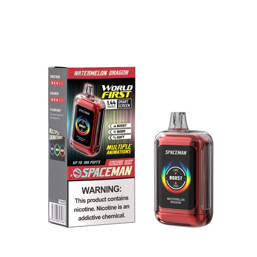 Spaceman Curve 18K Vape – Featuring dual mesh coils, a digital display, and Type-C charging. Perfect for long-lasting vaping. Explore at VapeNear.