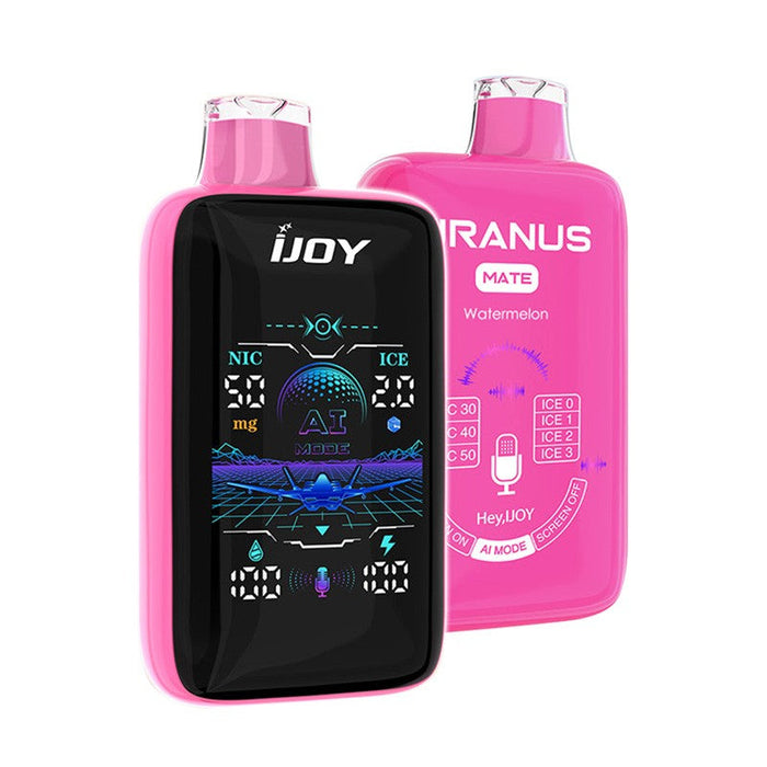 Portable iJoy Uranus Mate 40000 disposable vape designed for on-the-go vaping. Perfect for travel and daily use at VapeNear online vape shop.