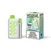 Close-up of VOZOL Vista 40K disposable vape showing four adjustable output modes: Soft, Norm, Surge, Turbo.
