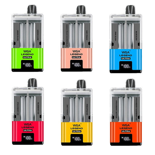 WGA Legend Ultra 30K Disposable Vape 30000 puffs with refillable design at VapeNearShop online vape shop.