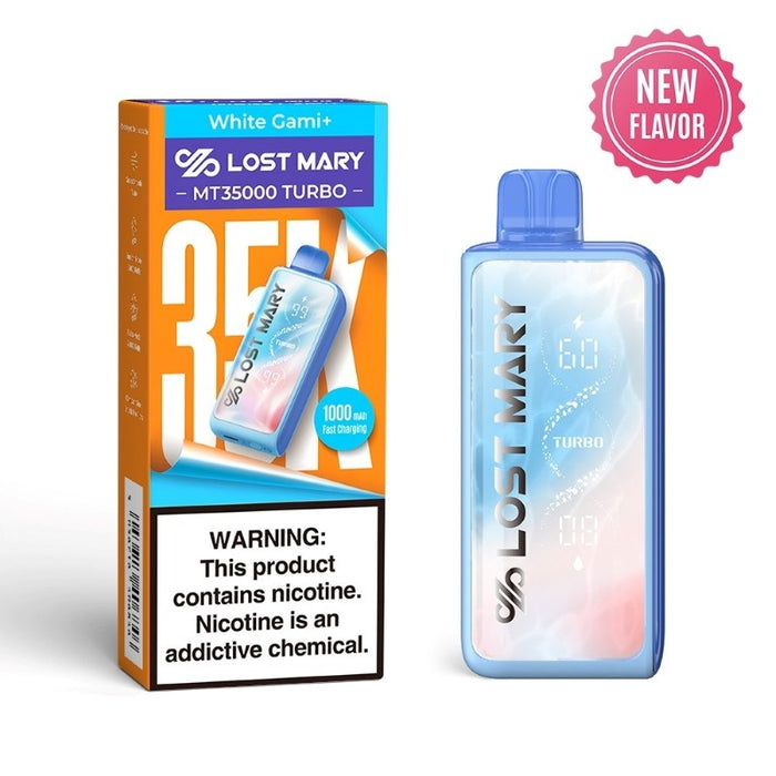 Lost Mary MT35000 Turbo leak-resistant design to prevent e-liquid spills
