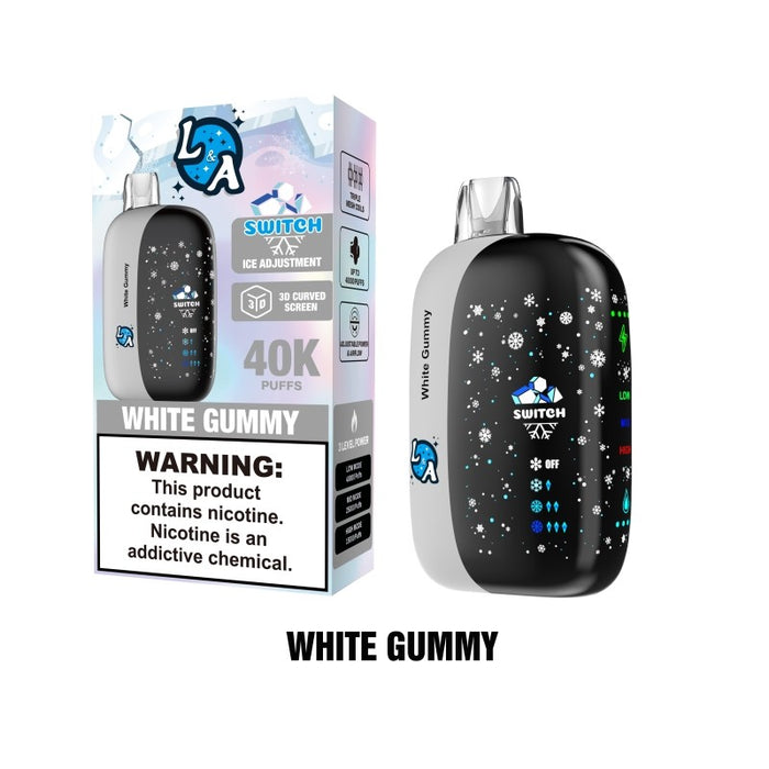 L&A Switch 40000 – A game-changing disposable vape with 40,000 puffs and customizable nicotine strength for ultimate satisfaction.