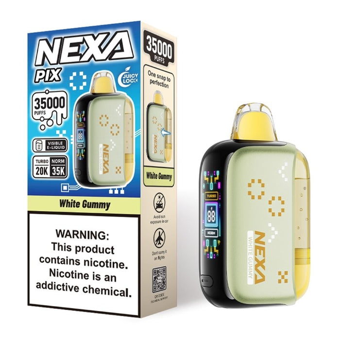 Citrus Rush NEXA PIX dual mode disposable vape with zesty citrus punch.