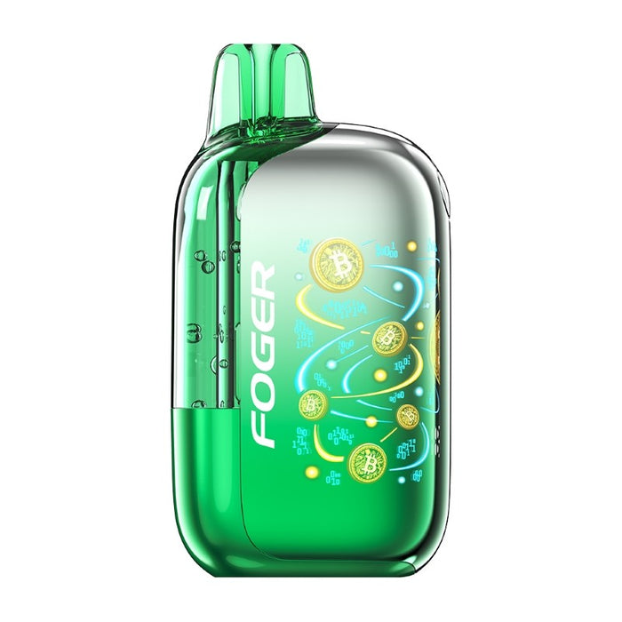 USB Type-C rechargeable Foger Bit 35K disposable vape with draw-activated MTL vaping.