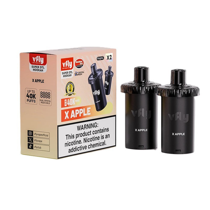 Lemon Lime VFLY Super DTL 40K Pod prefilled with 0.6% nicotine e-juice.